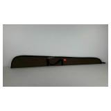 Allen soft fabric gun case, brown in color with