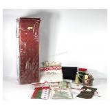 Frontgate holiday wrapping paper storage,