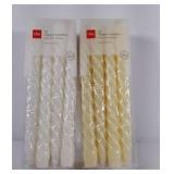 2 packs of Taper Candles