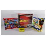 Game group, Scene it?, French, etc.