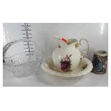 1992 US Olympic team stein, pressed crystal