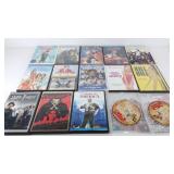 DVDs, 16 movies, various titles