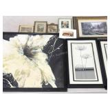 Wall art group, includes Walter Nutting print