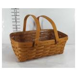1993 Longaberger double handled basket with
