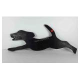 Running dog plywood silhouette, paint is