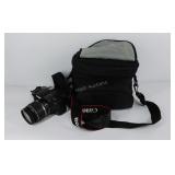 Canon EOS Rebel digital camera and carrying case,