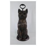 Brass/bronze doorstop, 14" high