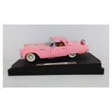 Revell model car on stand, 1956 Thunderbird