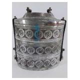 Turkish Lunch Box, three compartments, bought in