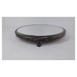 Dresser-top display Beveled Mirror with Bronze