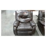 Leather look recliner, 40" wide, seller code C6,