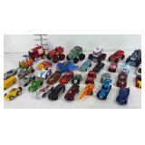 Group of toy cars