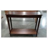 Hall table, 12 x 38 x 32, seller code WM, damage