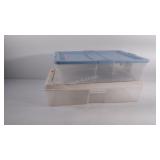 Totes with lids, good condition, need a good