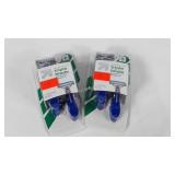 Two packs 5 triple blade disposable razors, new