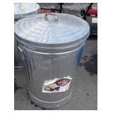 Behrens 31 Gallon Galvanized Trash Can with Lid,