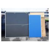 Lumber lot includes five 36x60" shelving pieces,