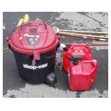 3-pc misc lot, shop vac, no hoses, missing one