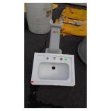Porcelain Pedestal Vanity Sink
