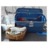 Hardware lot includes, string, tote with lid,