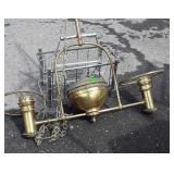 Misc Group, brass Ceiling light fixture parts,