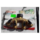 Brass 4 way Hose Connector