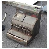 Early National Cash Register, weathered stored
