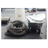 Gardening Accessories lot includes poly Cart but