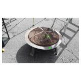 Camping Fire pit mesh dome lid, used condition