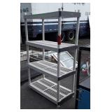 Ketor poly Storage Shelf, 36x18x58" tall, good