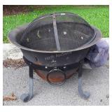 Camping type Fire Pit, deep pit type with mesh