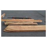 Group of Saw Mill Rough Cut Lumber. About 5-16"