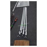 Four 72" Aluminum Bar Clamps, near new condition