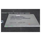 Cement board, three sheets 3x5ft each