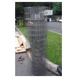 Partial roll of welded wire, 2x4" stays, 60" tall