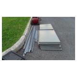 Metal Shop Shelving, needs assembled, 12 shelves