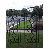 Two Trellis Pcs, ground style type, 26wx64" tall