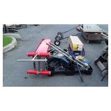 DP Gympac 2500 weight Bench system, weights