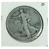 1942 D walking liberty half dollar