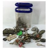 Locks and keys in container