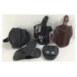 Five holsters, H721 Don Hume, Strong 929 51A,