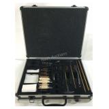 Gun cleaning kit in hard case