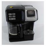 Hamilton Beach Flex Brew coffee maker, powers up