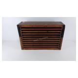 Old Oak Cigar Dryer Rack with Iron Braces,