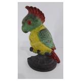 Cast Iron parrot door stop