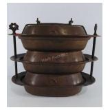 Turkish Lunch Box, three compartments, bought in