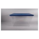 Empty tote with lid, good condition