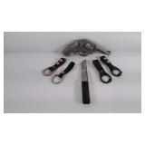 Prop gun & knife, baton holders
