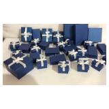 30 jewelry boxes assorted sizes