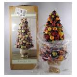 Beaded apple fruit tree, 30" tall, with box